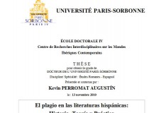 El plagio en las literaturas hispánicas, Kevin Perromat (Sorbonne, França)